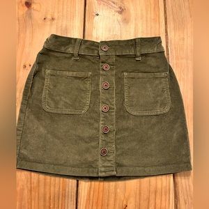 Girls size 12 corduroy skirt